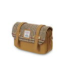 Genuine Leather & Harris Tweed Skye Bag Beige Gaelsong