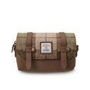 Genuine Leather & Harris Tweed Skye Bag Chesnut Gaelsong