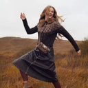 Genuine Leather & Harris Tweed Skye Bag Chesnut Lifestyle Gaelsong