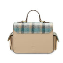 Ladies Hancrafted Harris Tweed & Leather Bag Islander Back View Gaelsong