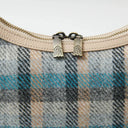 Genuine Leather Harris Tweed Handbag  Islander Front View Gaelsong
