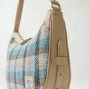 Genuine Leather Harris Tweed Handbag  Islander Side Gaelsong