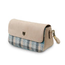 Ladies Harris Tweed & Genuine Leather Purse Islander Front View Gaelsong