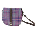Handcrafted Harris Tweed Beauly Shoulder Bag Purple Mint Gaelsong