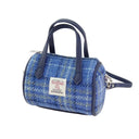 Ladies Harris Tweed Mini Bowling Bag Light Blue Gaelsong