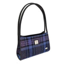 Handcrafted Harris Tweed Mini Handbag Blue Purple Gaelsong