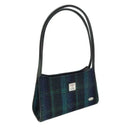 Handcrafted Harris Tweed Mini Handbag Turquoise Gaelsong