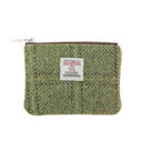 Handcrafted Harris Tweed Small Coin Pouch Green Gaesong