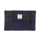 Harris Tweed Zip Pouch Bag in Tartan