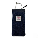 B90205 Handmade Harris Tweed Soft Glasses Case Blue Gaelsong

