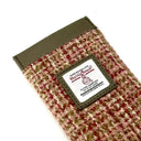 B90205 Handmade Harris Tweed Soft Glasses Case Maple Close Up  Gaelsong
