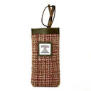 B90205 Handmade Harris Tweed Soft Glasses Case Maple Gaelsong
