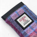 B90205 Handmade Harris Tweed Soft Glasses Case Pastel Pink Close Up Gaelsong
