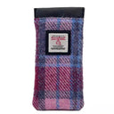 B90205 Handmade Harris Tweed Soft Glasses Case Pastel Pink  Gaelsong
