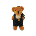 Handcrafted Teddy Bear Harris Tweed Keychain Blackwatch Gaelsong