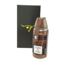 Harris Tweed Steel Flask with Cups