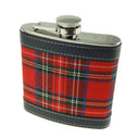 Scottish Tartan Design Hip Flask Red 6OZ Gaelsong