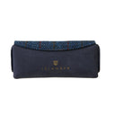 Genuine Leather & Harris Tweed Glasses Case Navy BackGaelsong