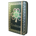 C14941 Shamrock Spiral Irish Notebook Side Gaelsong
