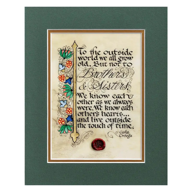 Brothers & Sisters Framed Celtic Print | Gaelsong – GaelSong