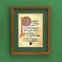 D10008 Peace to All Print, Gilded Frame Gaelsong