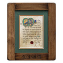D10023 Irish Blessing Print, Rustic Frame Gaelsong