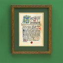 D10041 Things To Remember Print, Gilded Frame Gaelsong