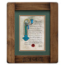 D10330 Scottish Blessing Print, Rustic Frame Gaelsong