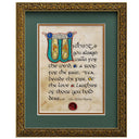 D10955 House Blessing Celtic Wall Print Gilded Frame Gaelsong
