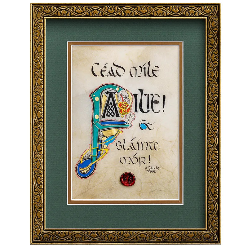 Cead Mile Failte Gaelic Wall Print | Gaelsong – GaelSong