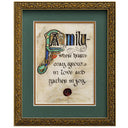 D10965 Traditional Family Blessing Celtic Inspired Art Framed Gaelsong
