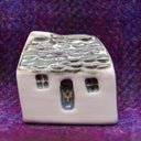 Handcrafted Ceramic Rustic Bothy - Glencoul Front vIew Gaelsong
