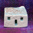Handcrafted Ceramic Rustic Bothy - Shenavall Front View Gaelsong
