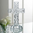 D21191 Fine Crystal Celtic Cross Statue Lifestyle Gaelsong
