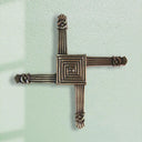 D22089 Bronze St. Brigid's Cross Plaque Gaelsong
