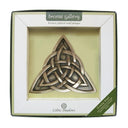 D22090 Celtic Trinity Knot Plaque in Bronze Box Gaelsong
