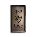 D22094 Irish Love Gra Wall Plaque Gaelsong

