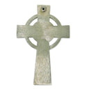 D22103 Claddagh Cross Wall Hanging Decor Satin Nikel Back View  Gaelsong
