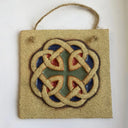 Square Ceramic Celtic Knot Plaque Studio Gaelsong