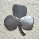 D22211 SATIN NICKEL Irish Three Leaf Shamrock Wall Decor with Mother Blessing Gaelsong