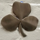 D22212 ANTIQUE BRASS Irish Three Leaf Shamrock Wall Decor with Wedding Blessing Gaelsong
