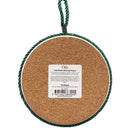 D22223 Round Shaped Ceramic Irish Blessing Plaque Back Side Gaelsong