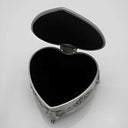 D24070 Celtic Love Heart Shaped Claddagh Jewelry Box Opened Gaelsong
