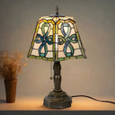 D30451 Tiffany Style Celtic Knot Pleated Lamp Lifestyle Gaelsong