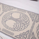 D50636 Tree of Life Trinity Knot Throw Grey Gaelsong
