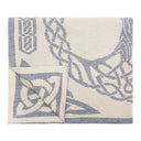 D50636 Tree of Life Trinity Knot Throw Grey Gaelsong
