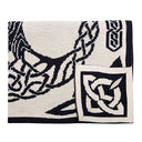 D50636 Tree of Life Trinity Knot Throw Navy Gaelsong
