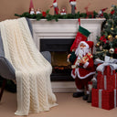 Merino Aran Heart Designed Wedding Blanket Lifestyle Gaelsong