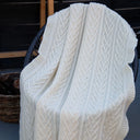 Merino Aran Heart Designed Wedding Blanket Gaelsong