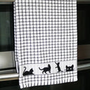 D50649CATS3 Irish Designed Jacquard Tea Towel - Set of 3 Gaelsong
